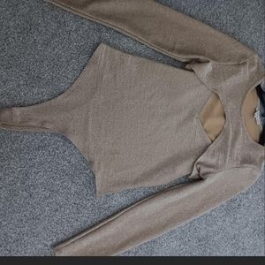 Haute Monde Shimmer Bodysuit - Brown